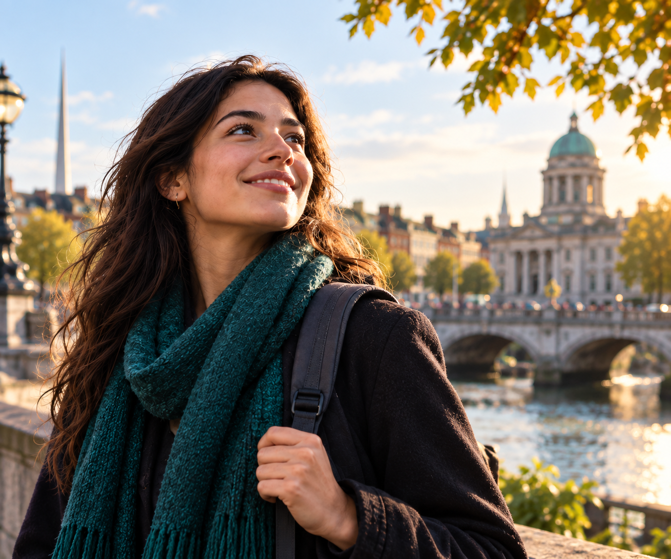 International student arriving in Dublin